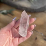 Large Clear Quartz Crystal Point – Natural Rock Crystal